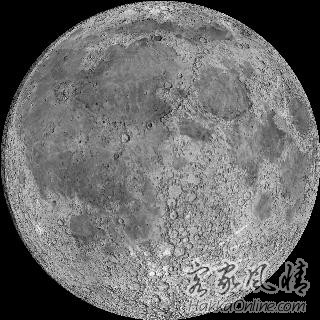 The Moon at 02:40 UTC 26 September 2007／99%月圓了！！！